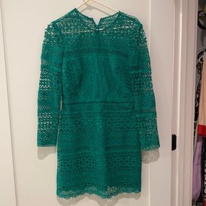 Green Lace Cynthia Rowley Dress